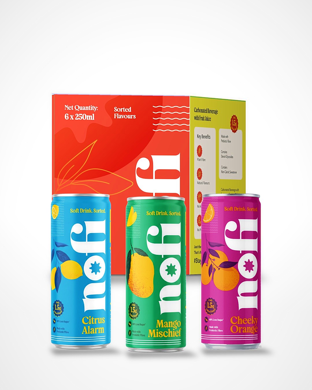 Sorted Starter box with one can of each flavour