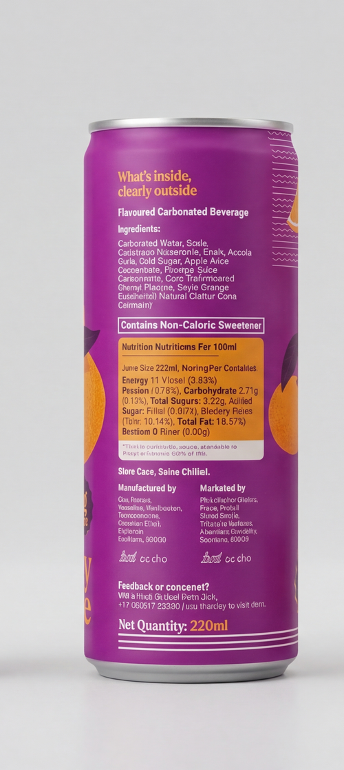 NOFI Prebiotic Soft Drink – Orange