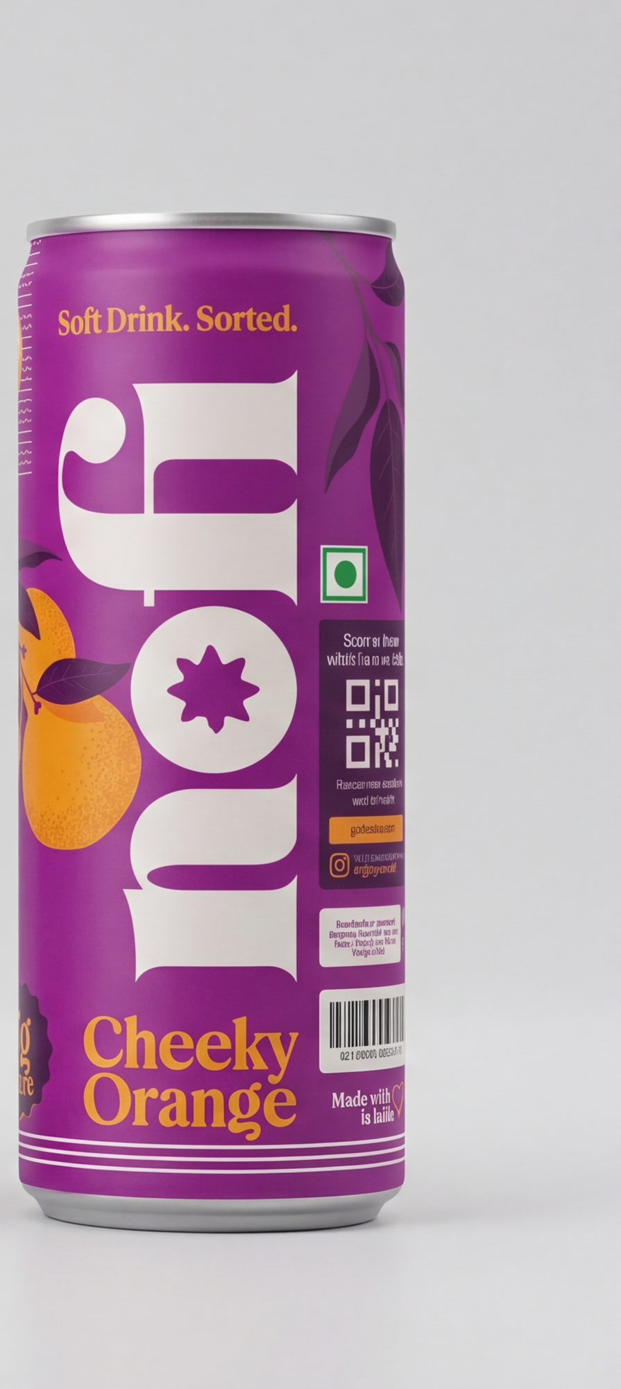 NOFI Prebiotic Soft Drink – Orange