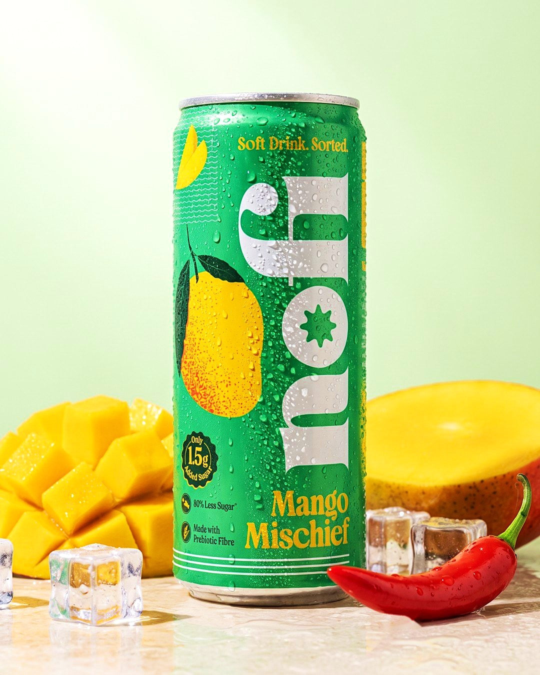 Mango Mischief can with fruit