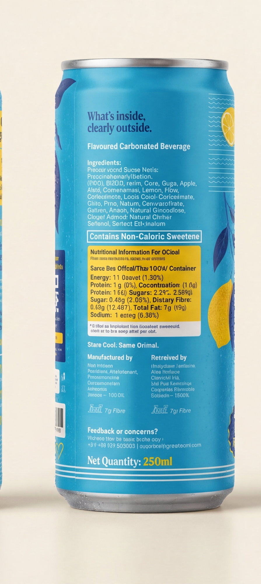 NOFI Prebiotic Soft Drink – Ginger Lime